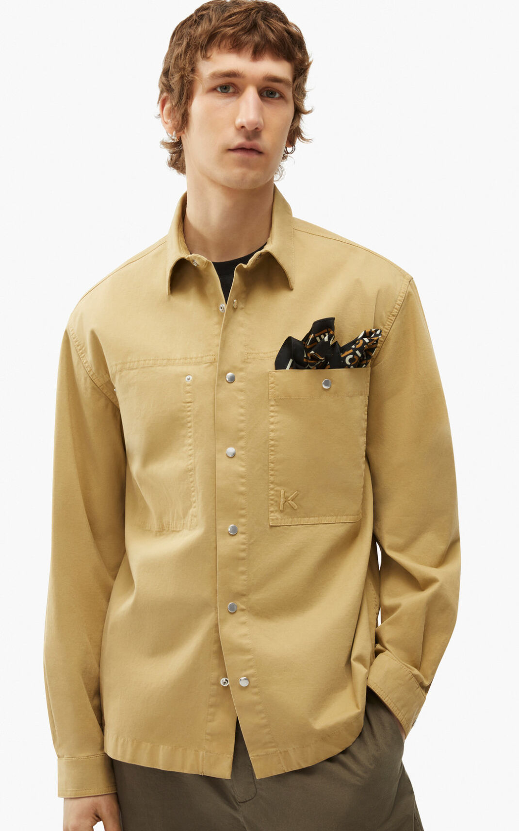 Camisa Kenzo Overshirt Hombre Marrones - SKU.8695545